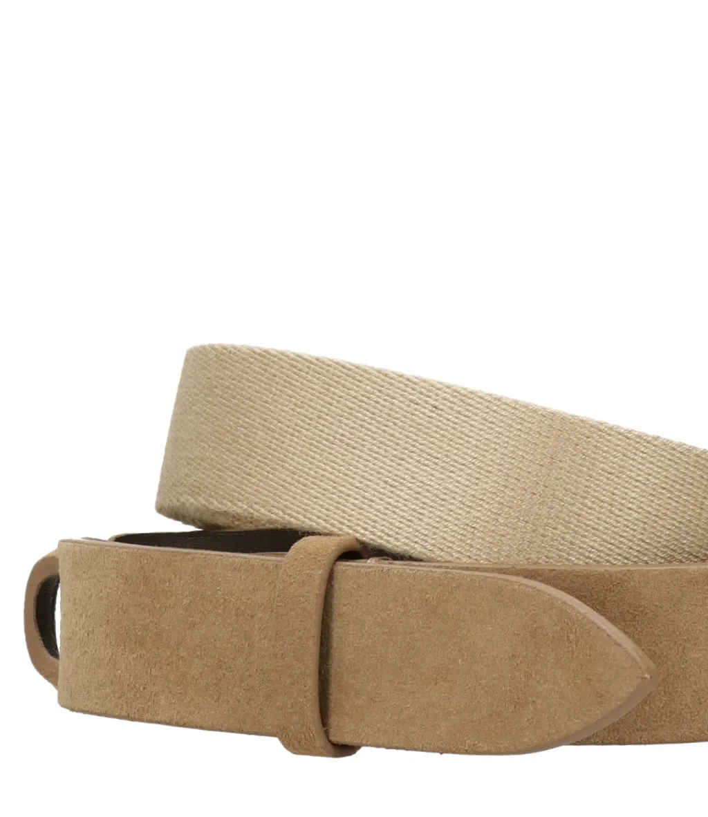 Orciani Nobuckle Belts Sand