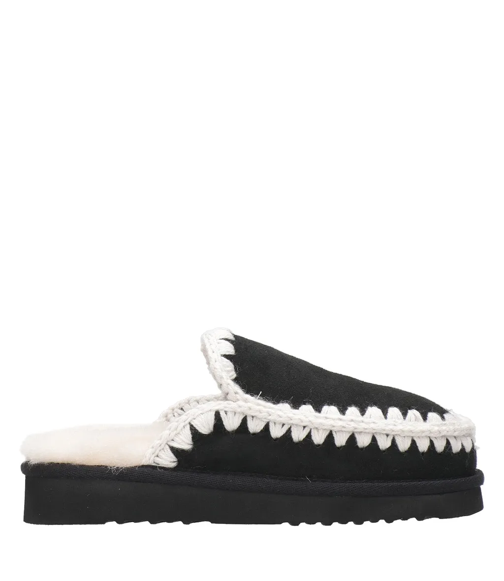 Mou Sandals Black+White