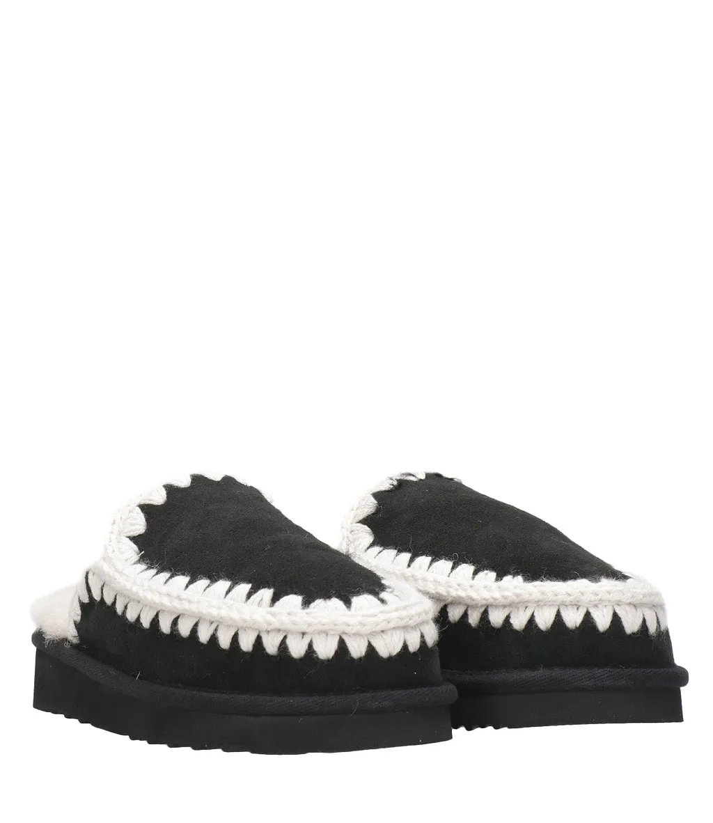 Mou Sandals Black+White