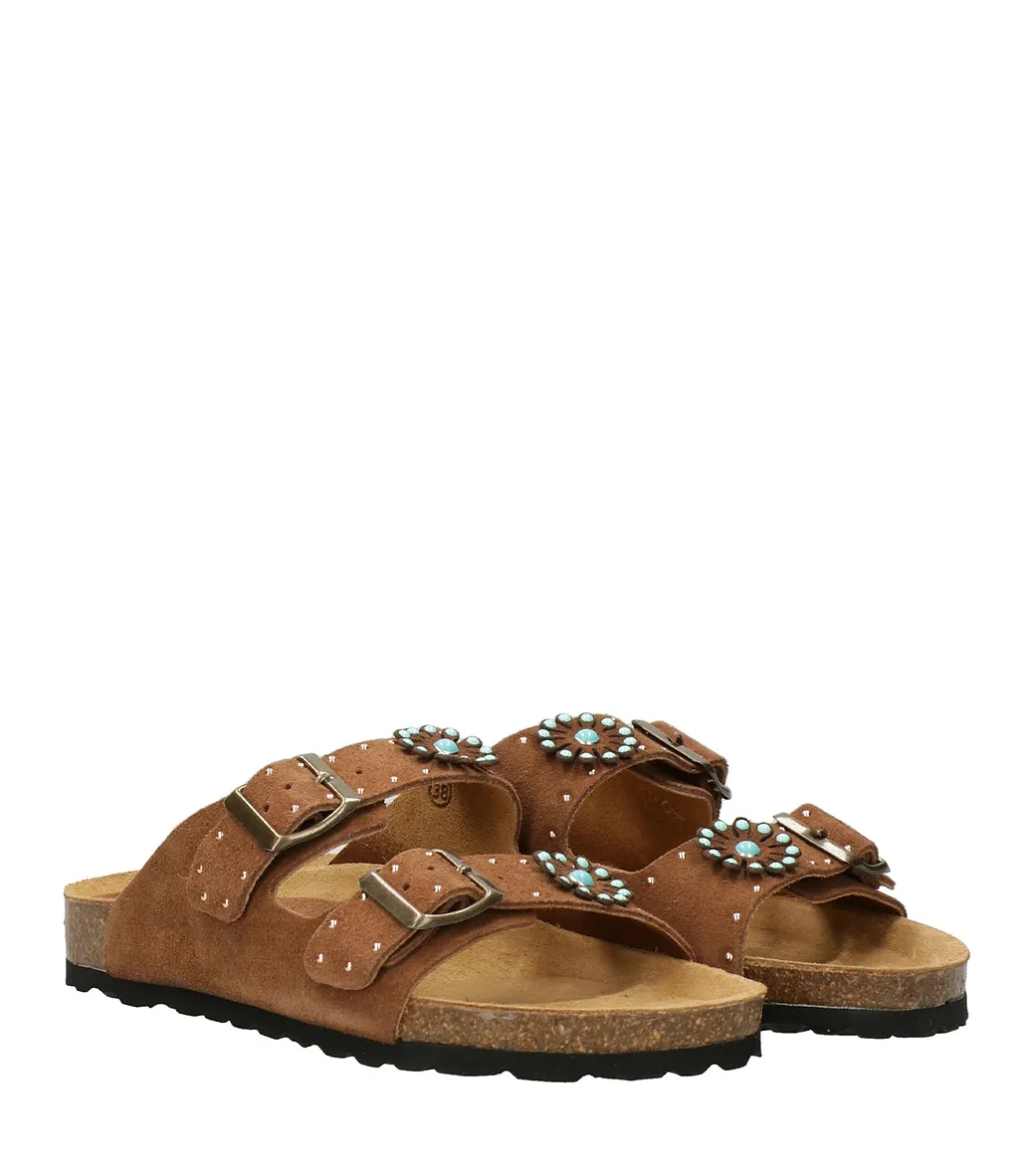 Taji Sandals Chestnut