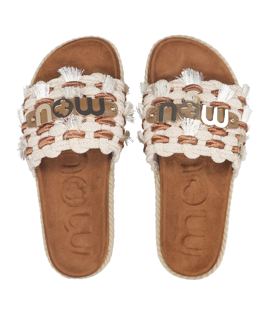 Mou Sandals Beige