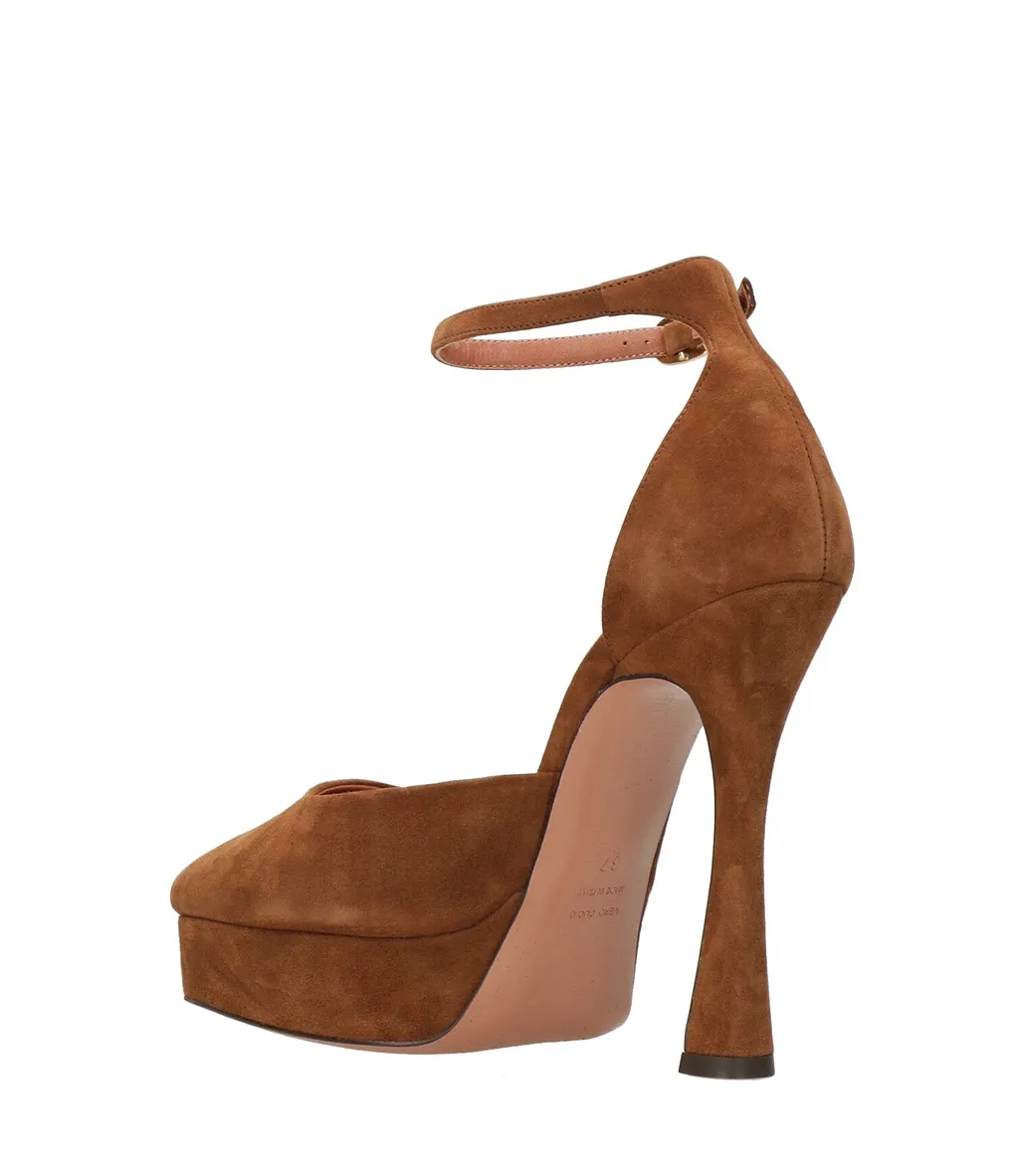 Castagna With Heel Suede