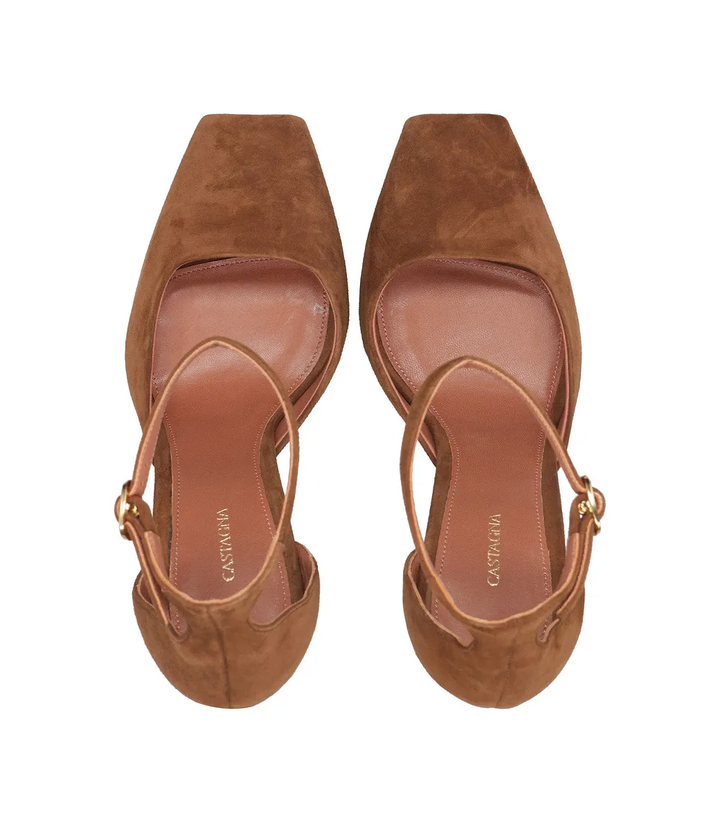 Castagna With Heel Suede