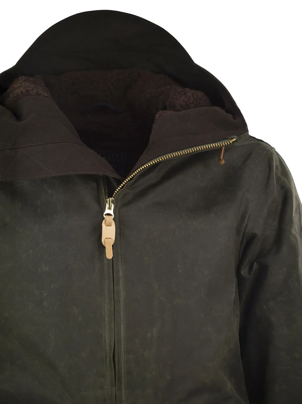 Manifattura Ceccarelli Waxed Cotton Hooded Jacket