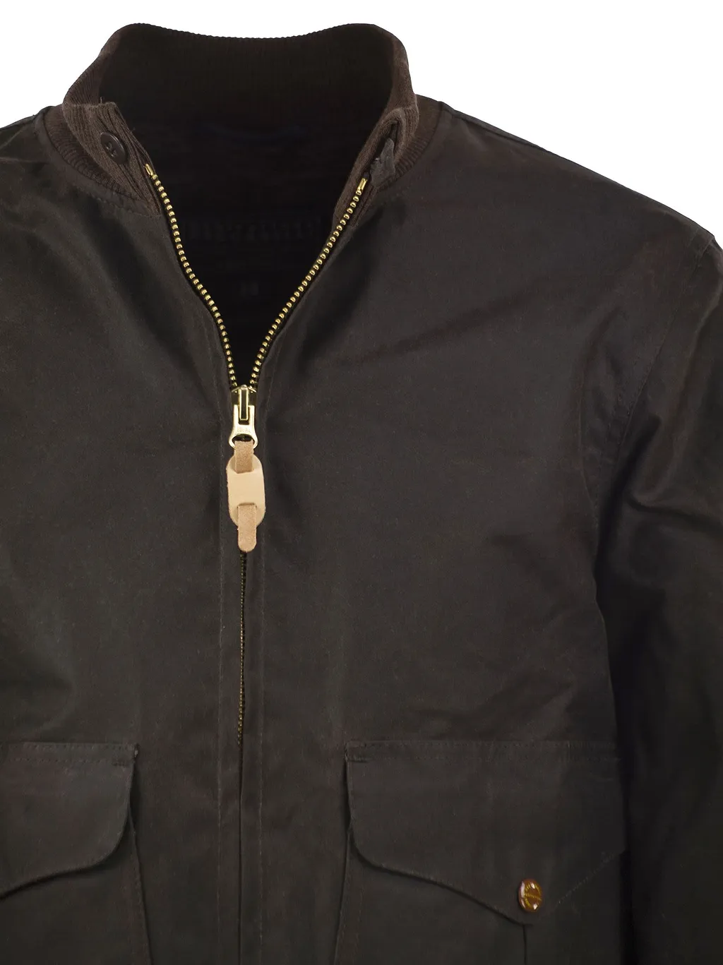 Manifattura Ceccarelli Waxed Cotton Bomber Jacket