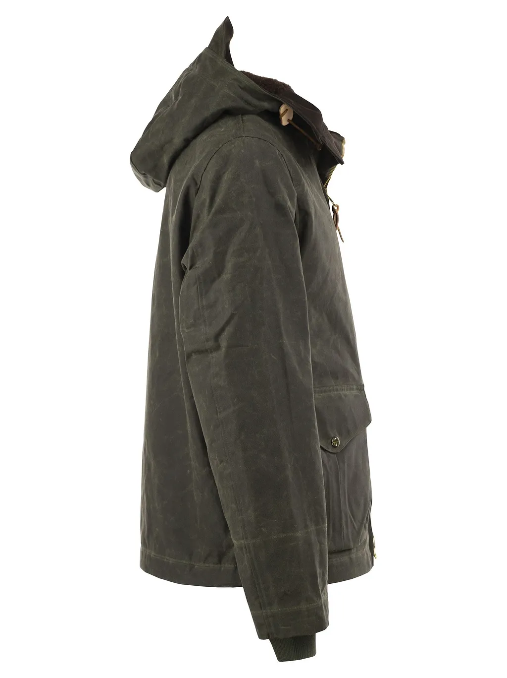 Manifattura Ceccarelli Waxed Cotton Hooded Jacket