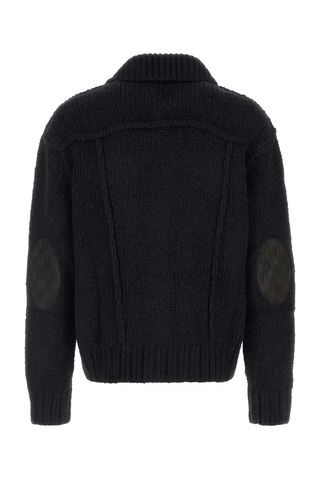 Dsquared Melange Dark Blue Knit Cardigan