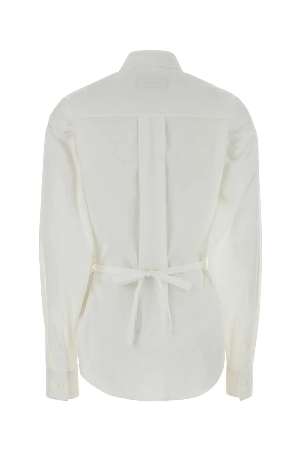 Dsquared White Stretch Poplin Shirt