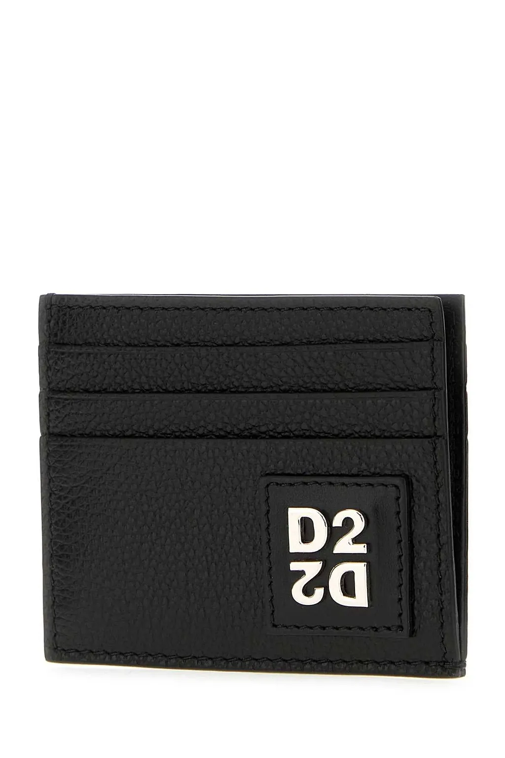 Dsquared Black Leather Card Holder