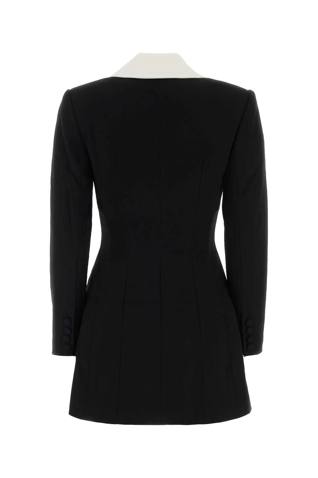 Self Portrait Black Wool Blazer Dress
