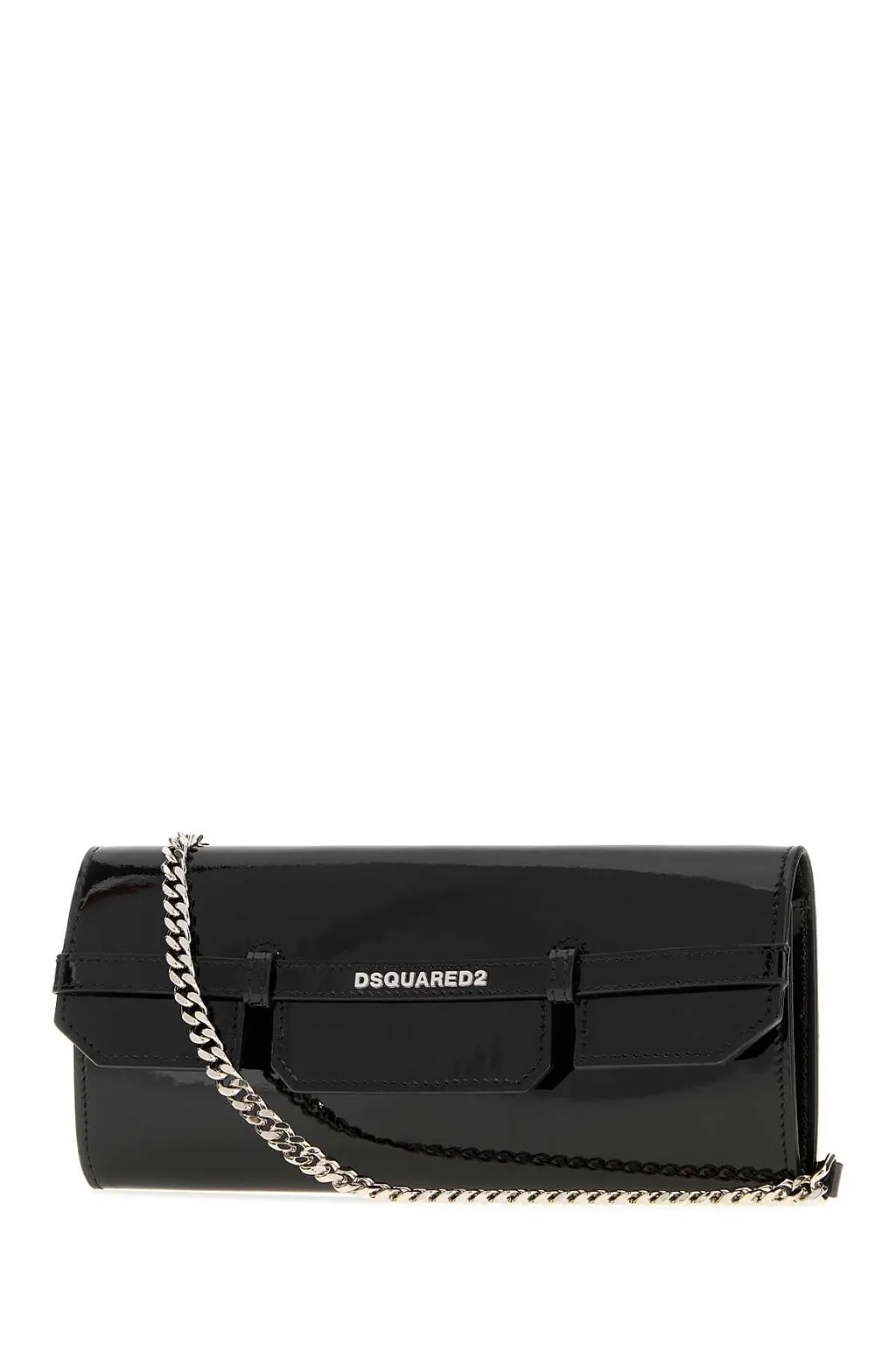 Dsquared Black Leather Crossbody Bag