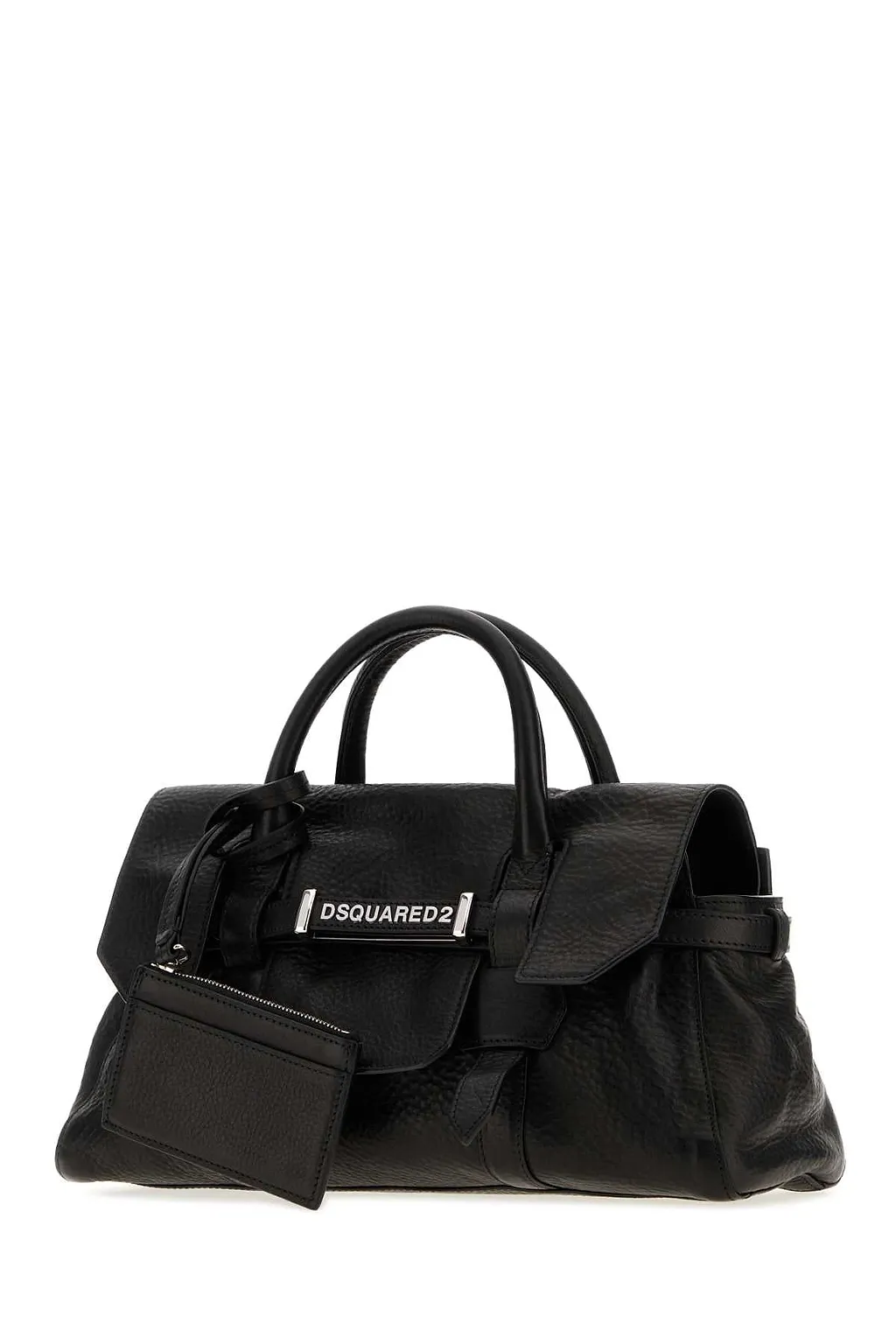 Dsquared Black Leather Handbag