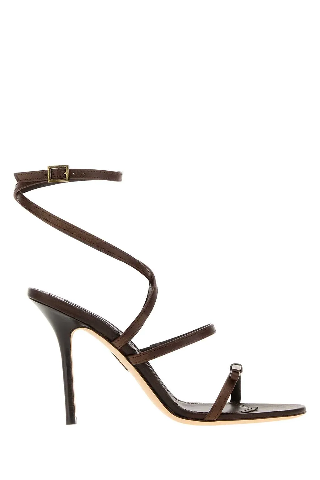 Dsquared Chocolate Leather Sandals