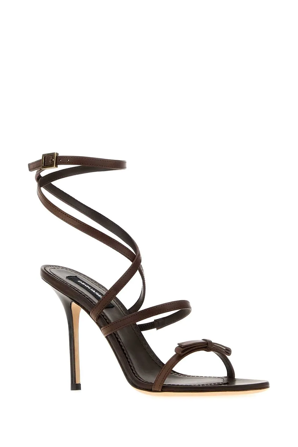 Dsquared Chocolate Leather Sandals