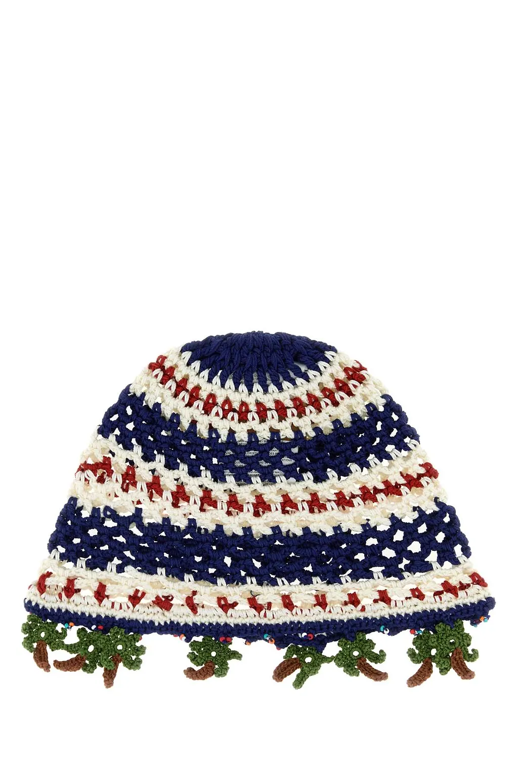 Alanui Embroidered Crochet Beanie Hat