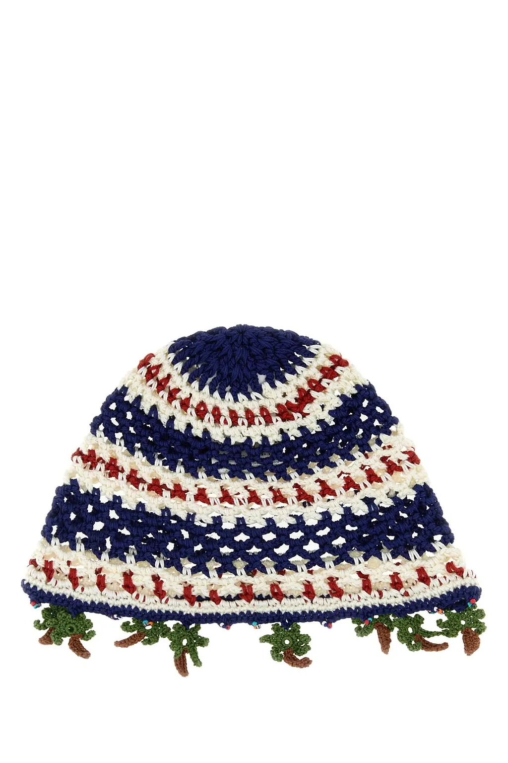 Alanui Embroidered Crochet Beanie Hat