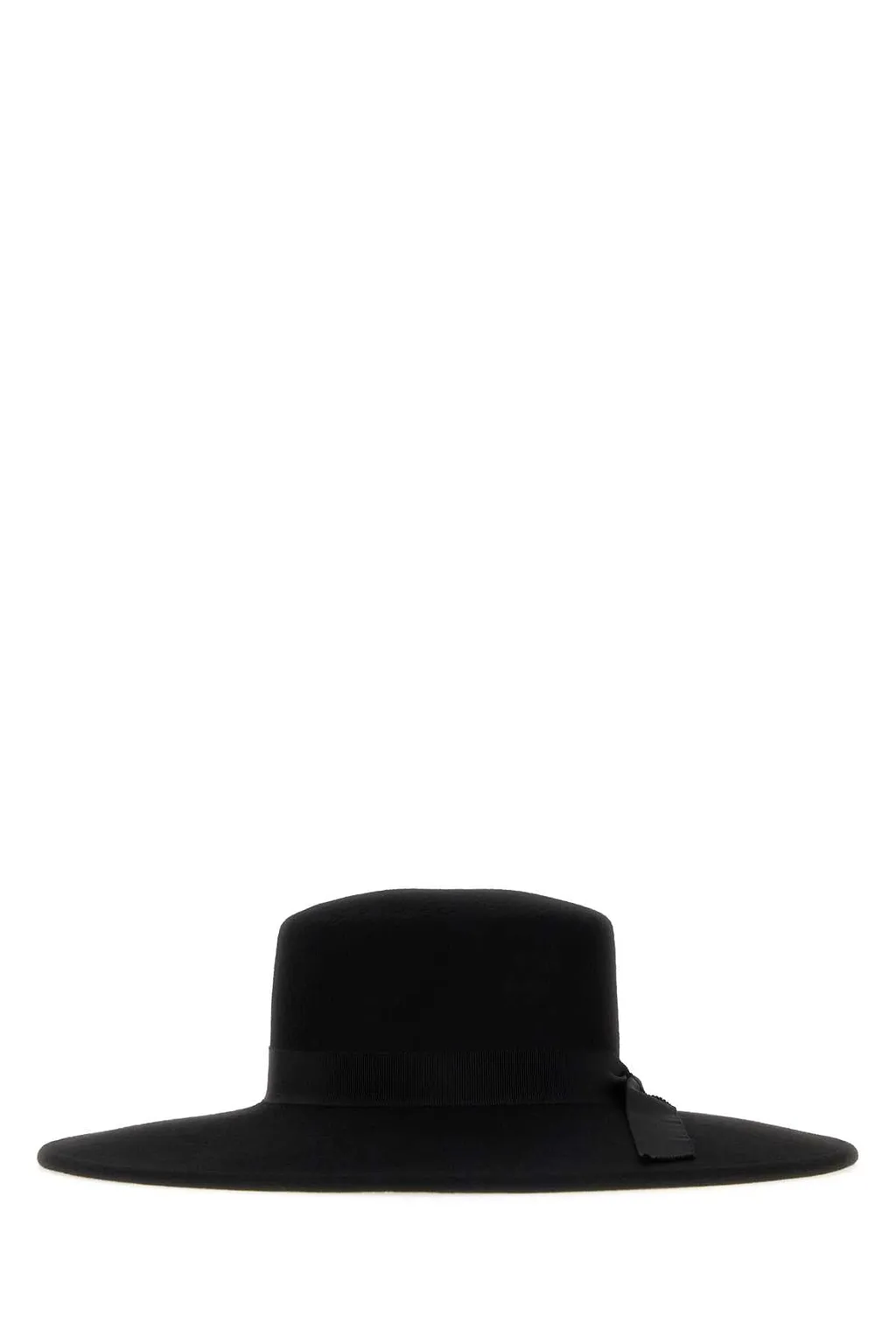 Alanui Black Flannel Hat