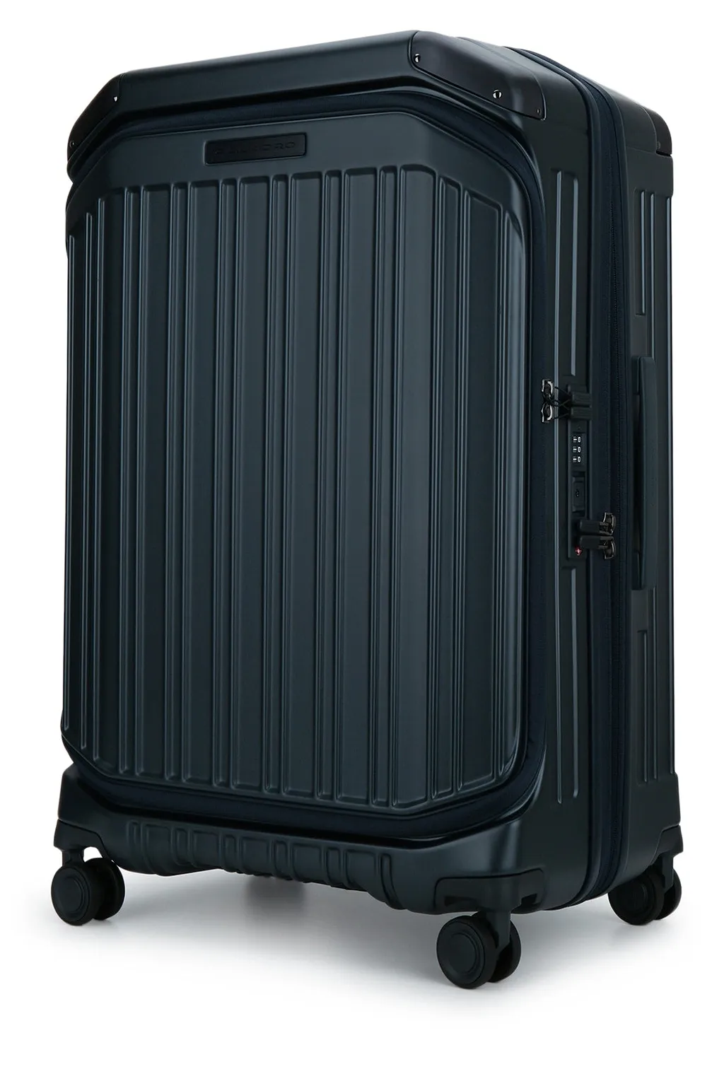 Piquadro Trolley Medio Rigido A 4 Ruote Espandibile