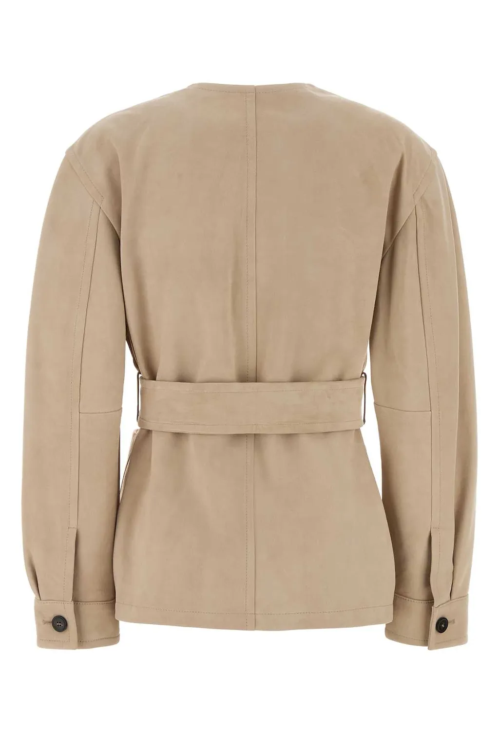Mm Studio Sand Suede Boemia Jacket