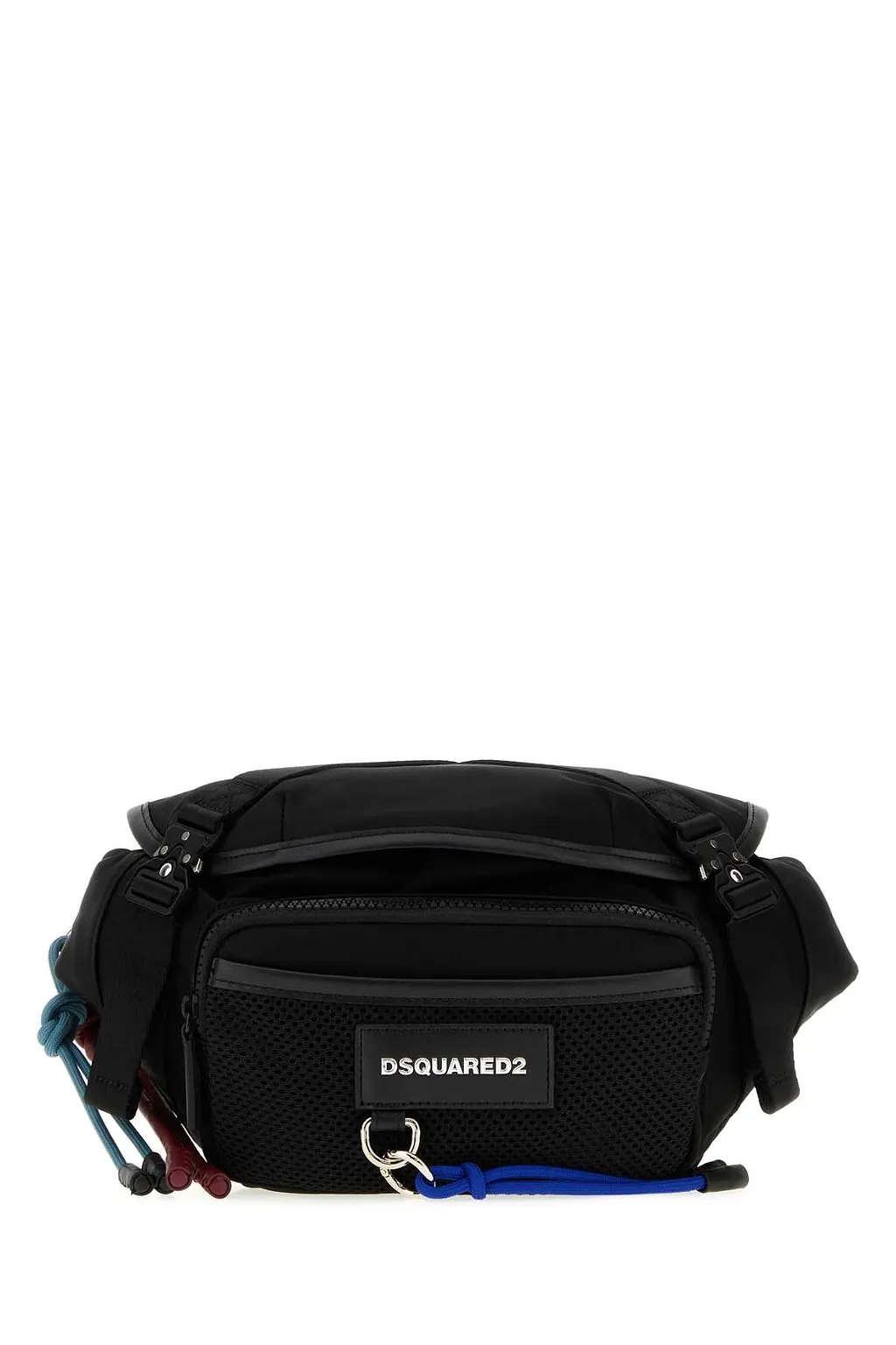 Dsquared Black Fabric Basic Belt Bag