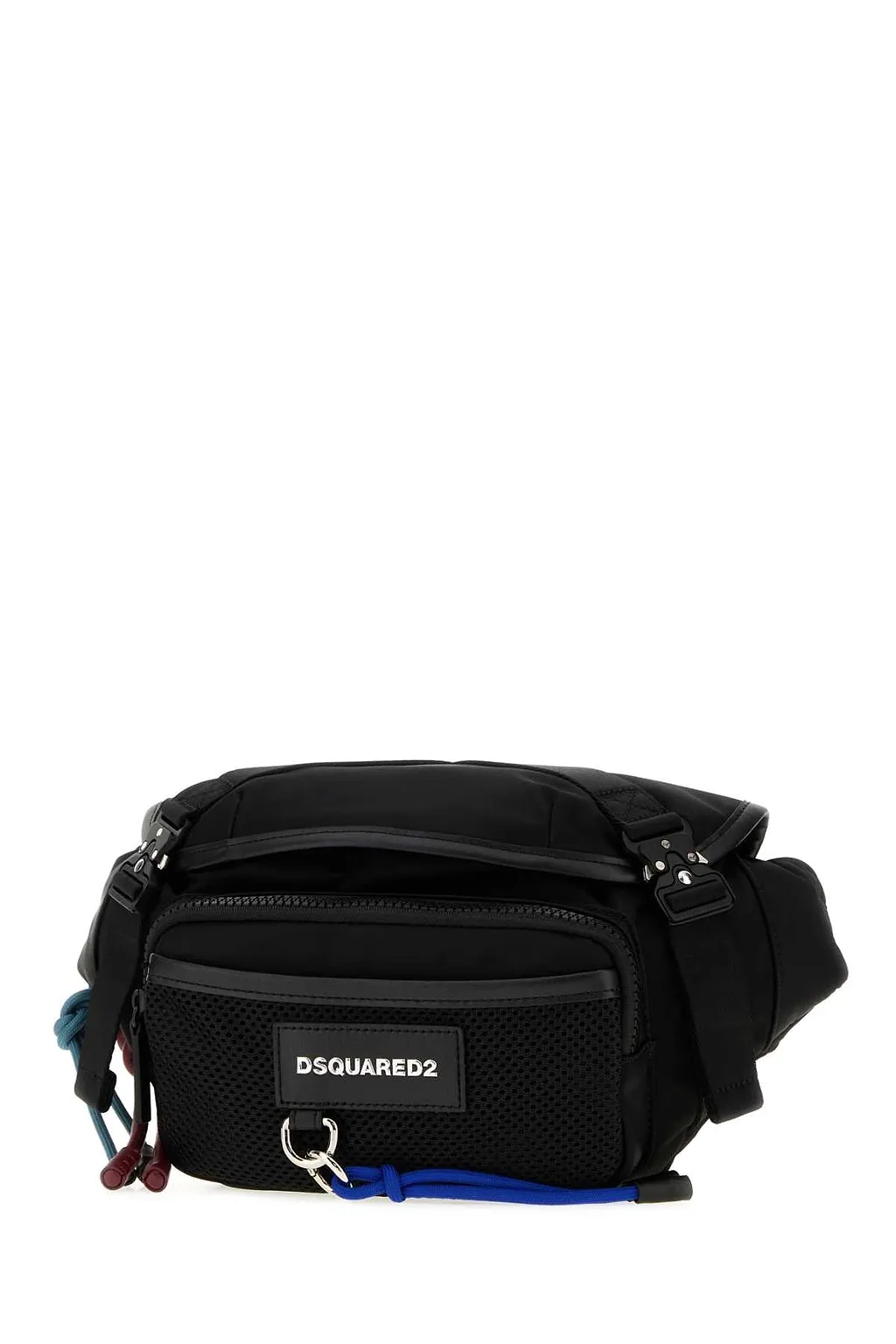 Dsquared Black Fabric Basic Belt Bag