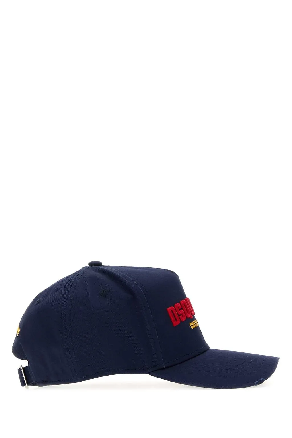 Dsquared Navy Blue Gabardine Baseball Cap
