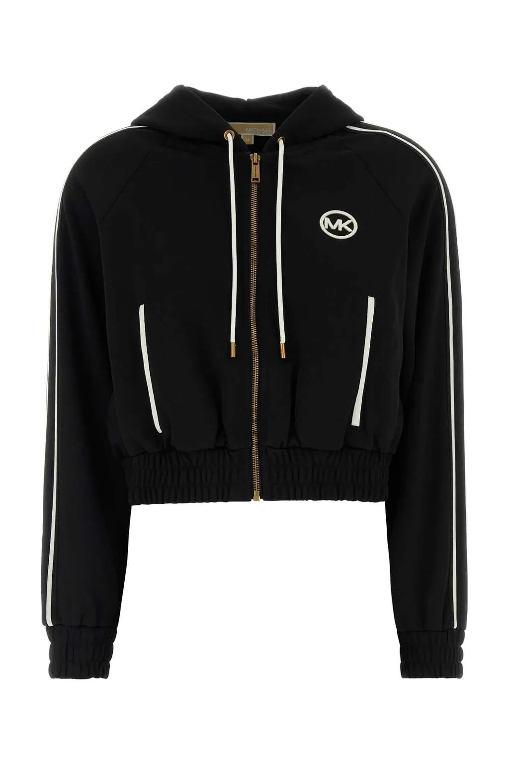 Michael By Michael Kors Black Tech Fabric Sweatshirt