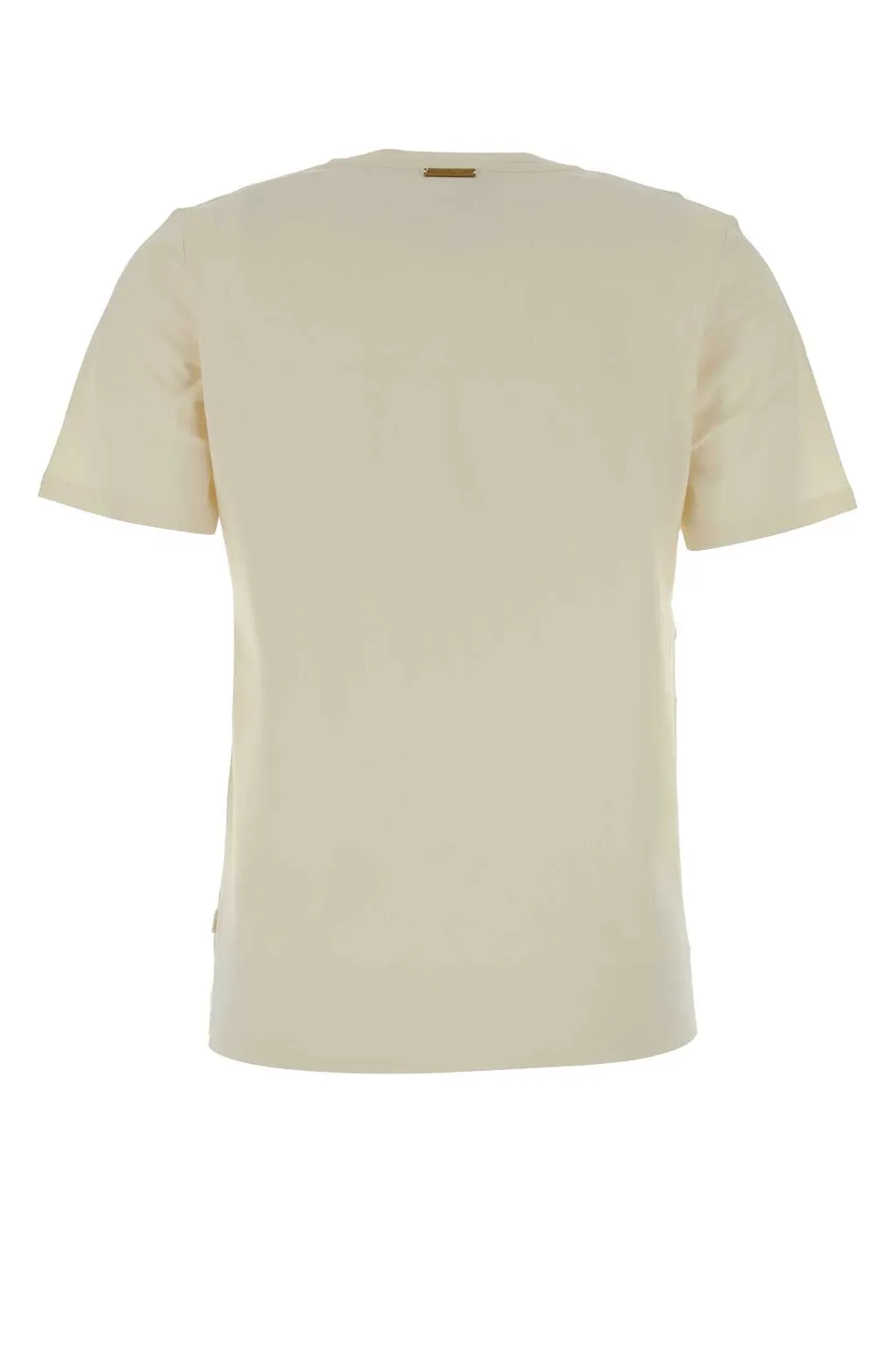 Michael By Michael Kors Cream Cotton T Shirt