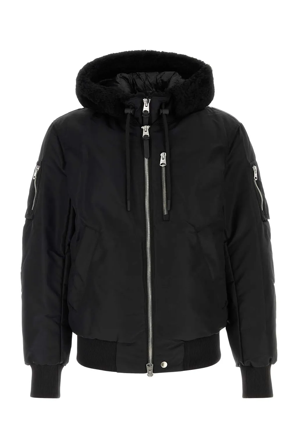 Mackage Black Nylon August Down Jacket