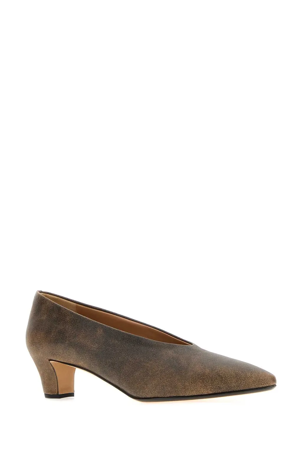 Calvin Klein Collection Black Leather Bri Pumps