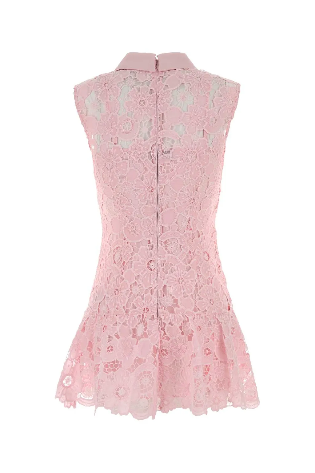 Self Portrait Pink Lace Mini Dress