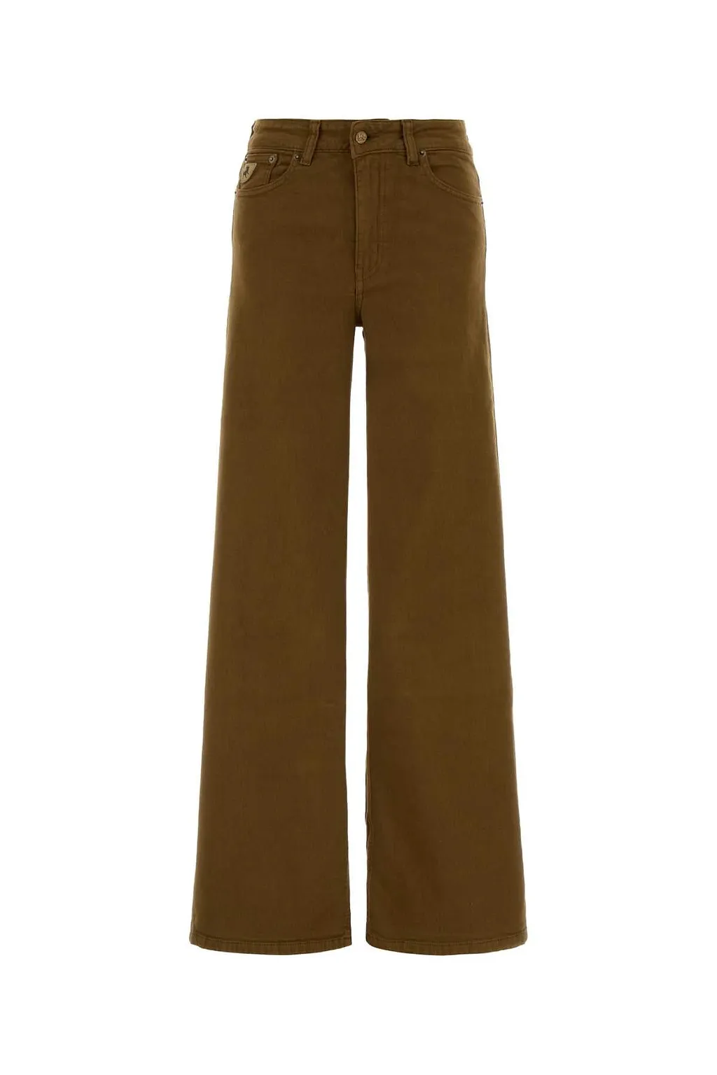 Lois Mud Stretch Cotton Palazzo Pant
