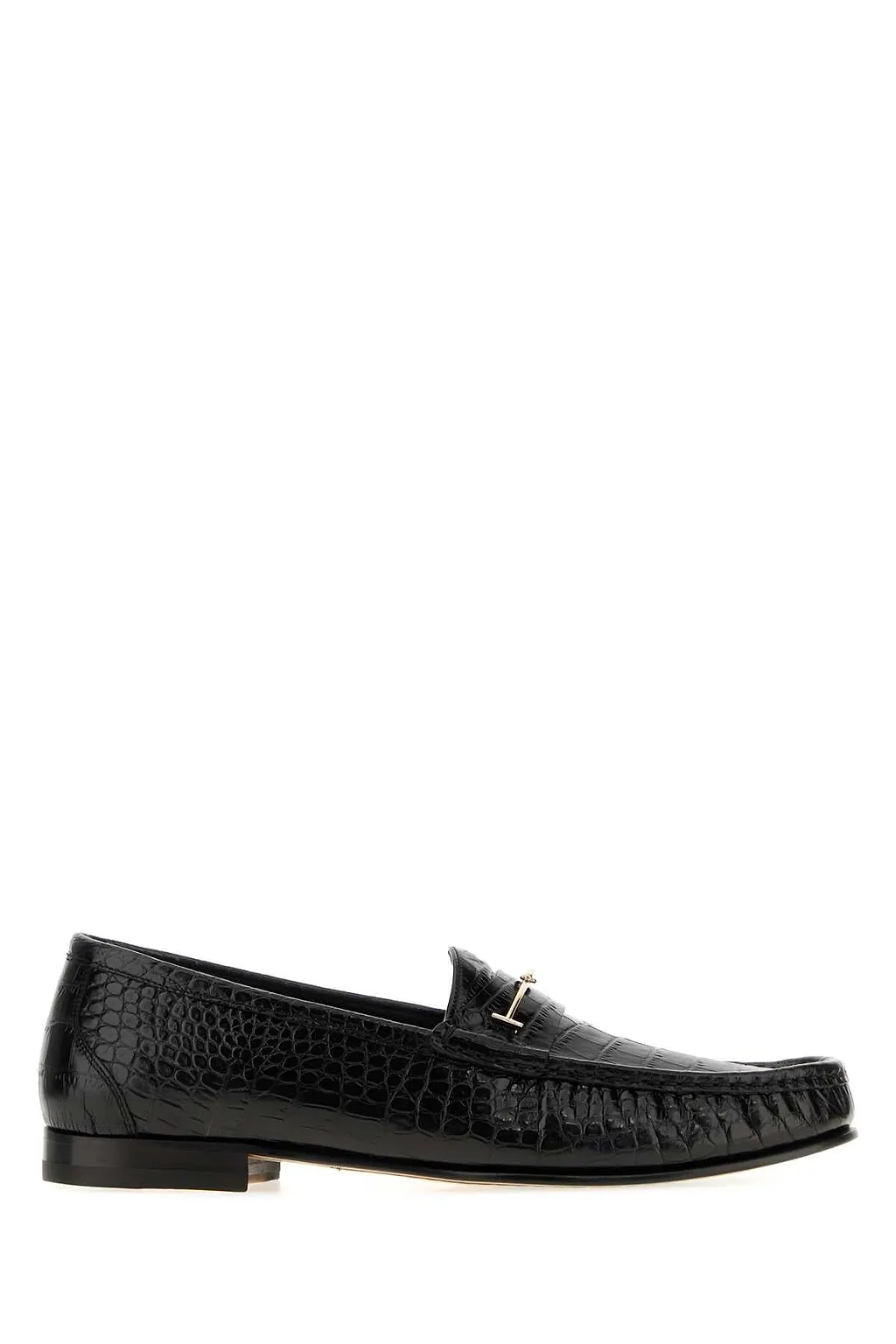 Tom Ford Black Leather Loafers