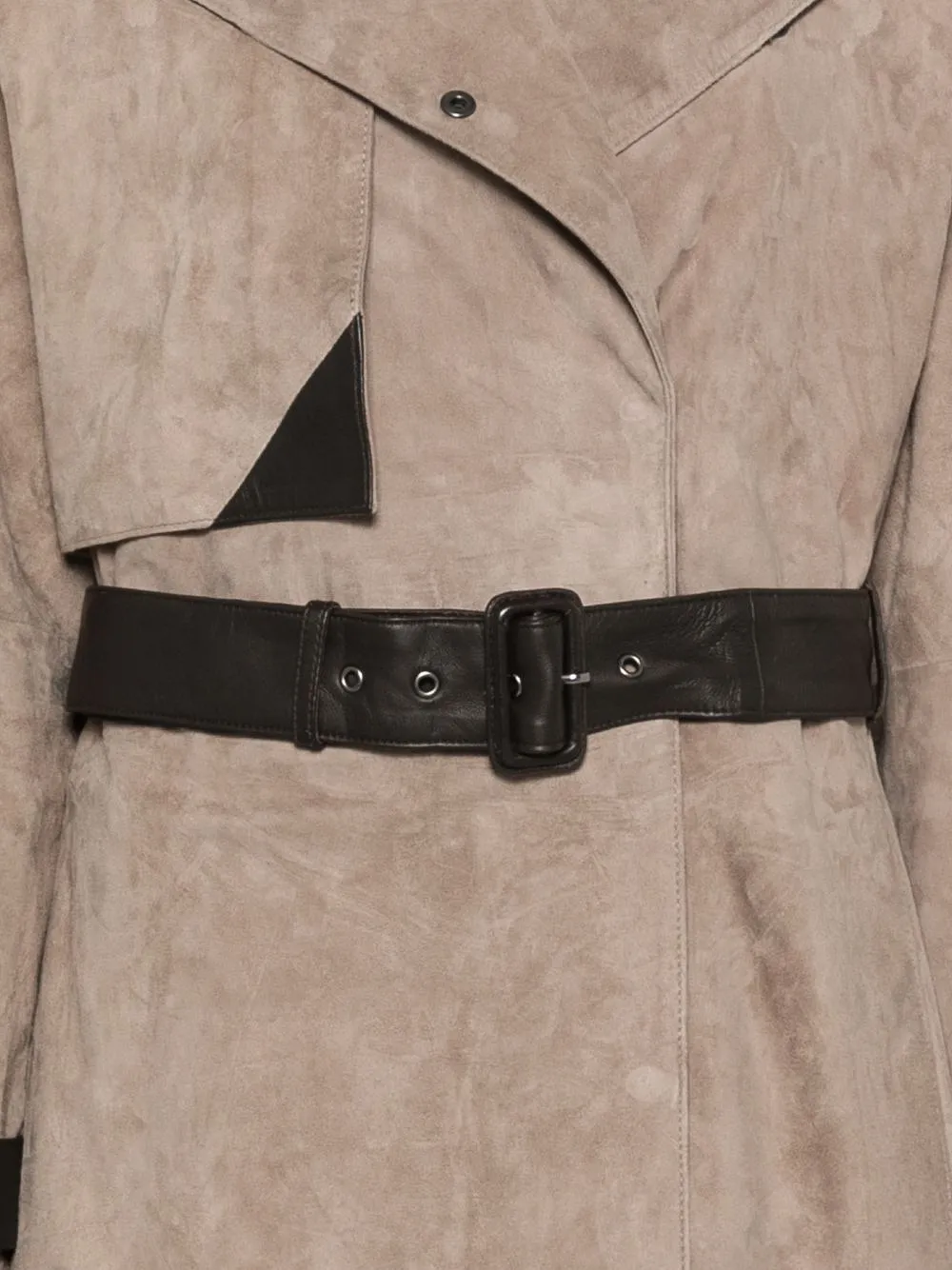 Emporio Armani Capsule Leather Trench Coat