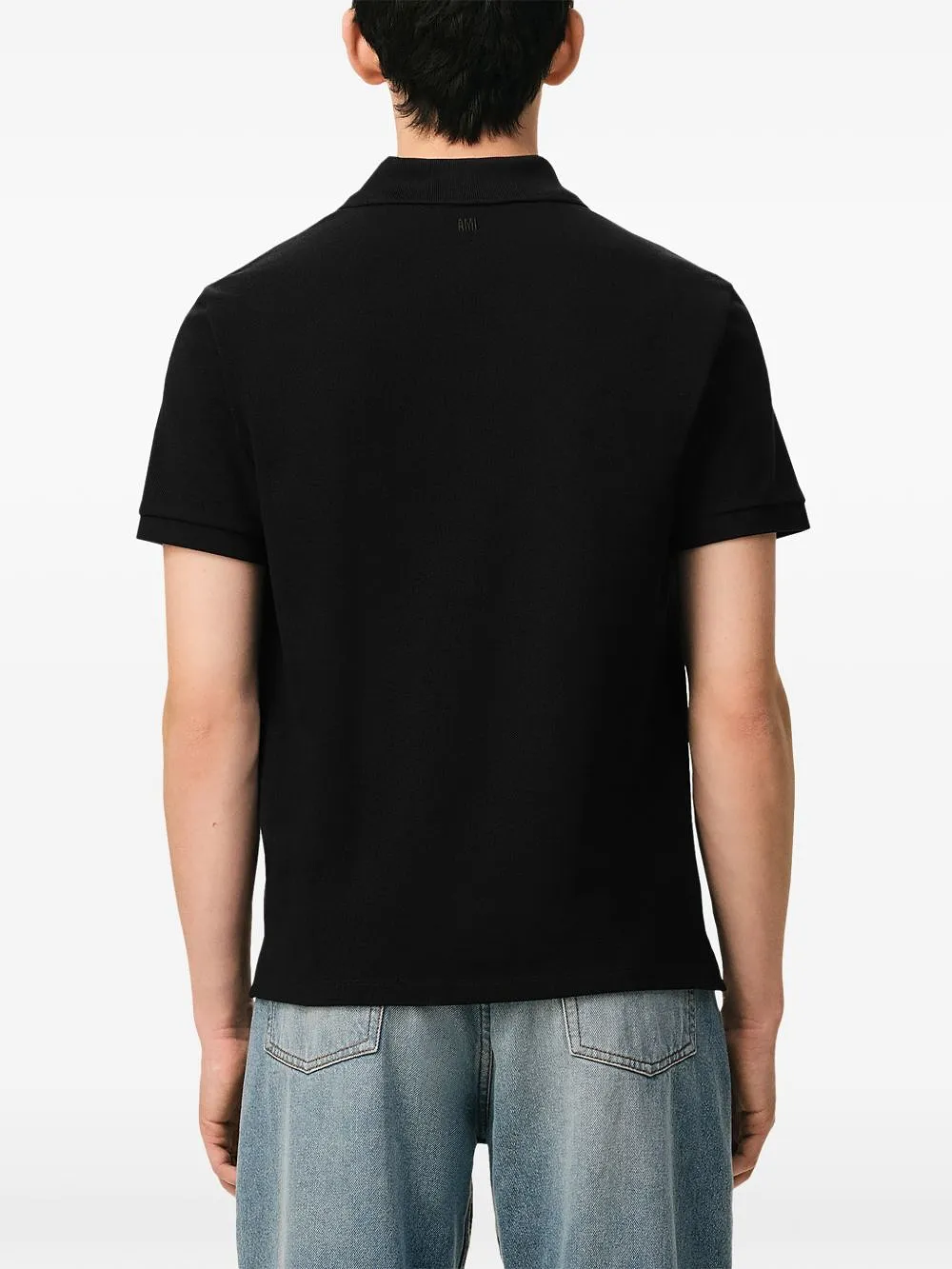 Ami Paris Ami De Coeur Cotton Polo Shirt