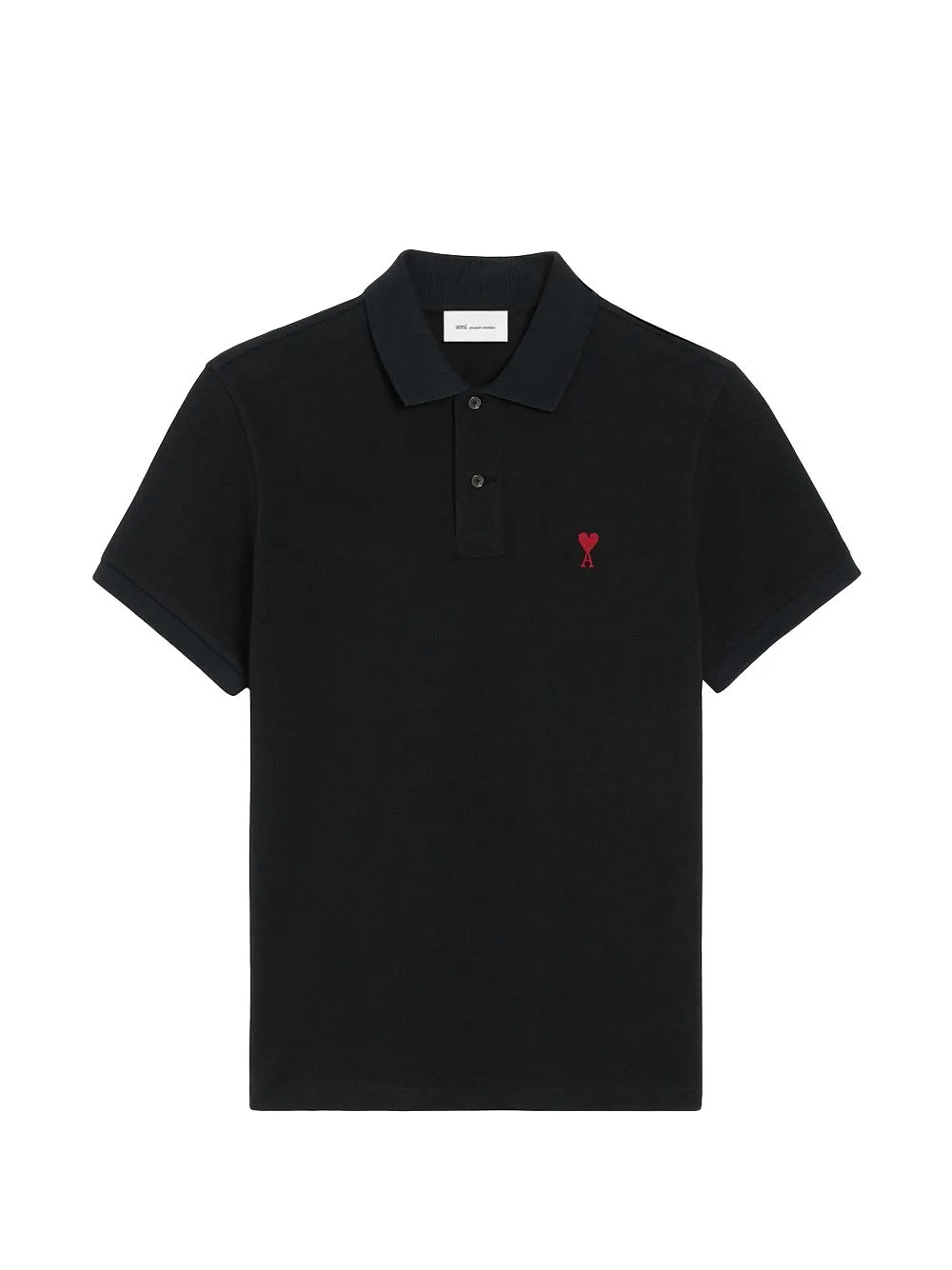 Ami Paris Ami De Coeur Cotton Polo Shirt