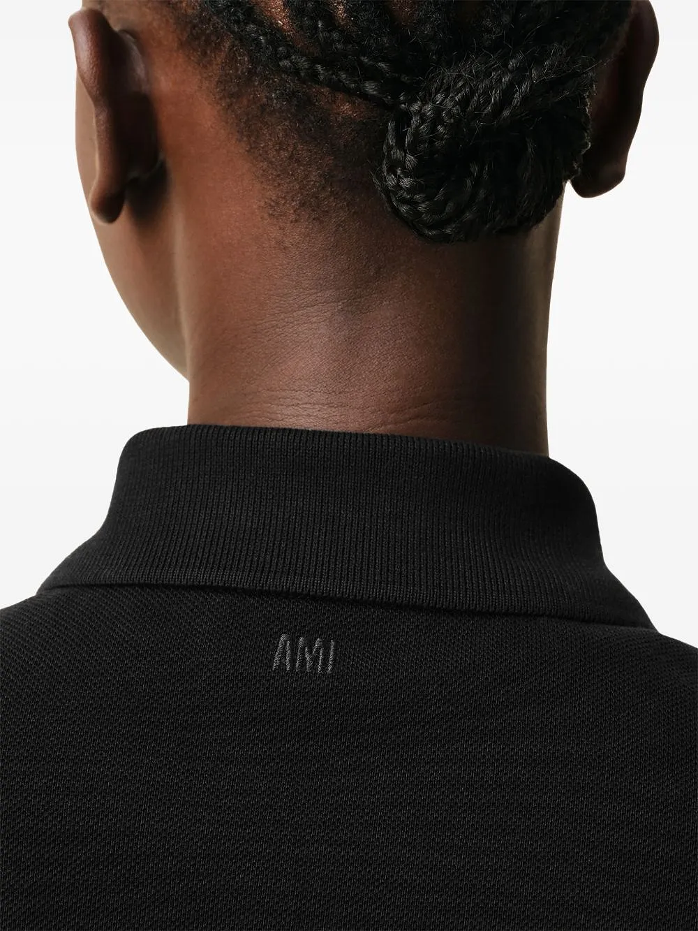 Ami Paris Ami De Coeur Cotton Polo Shirt