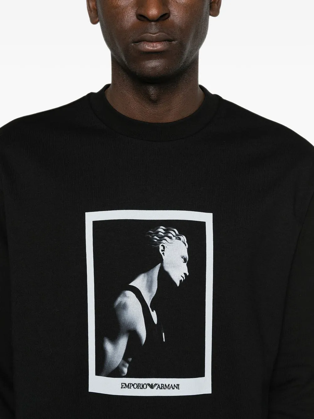 Emporio Armani Capsule Printed Cotton Sweatshirt