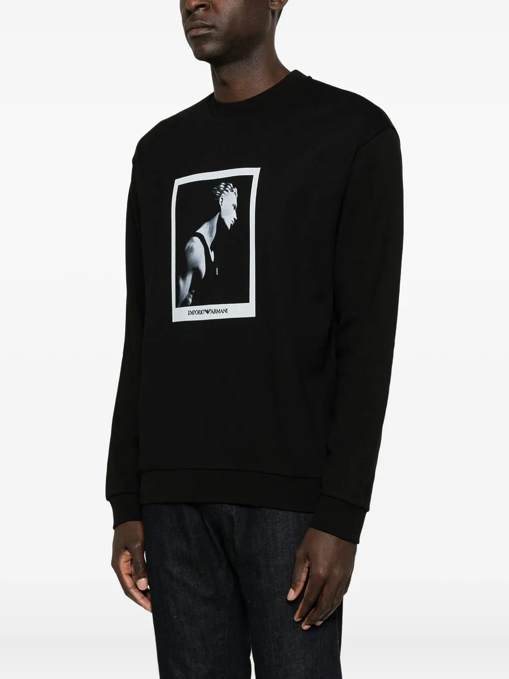 Emporio Armani Capsule Printed Cotton Sweatshirt