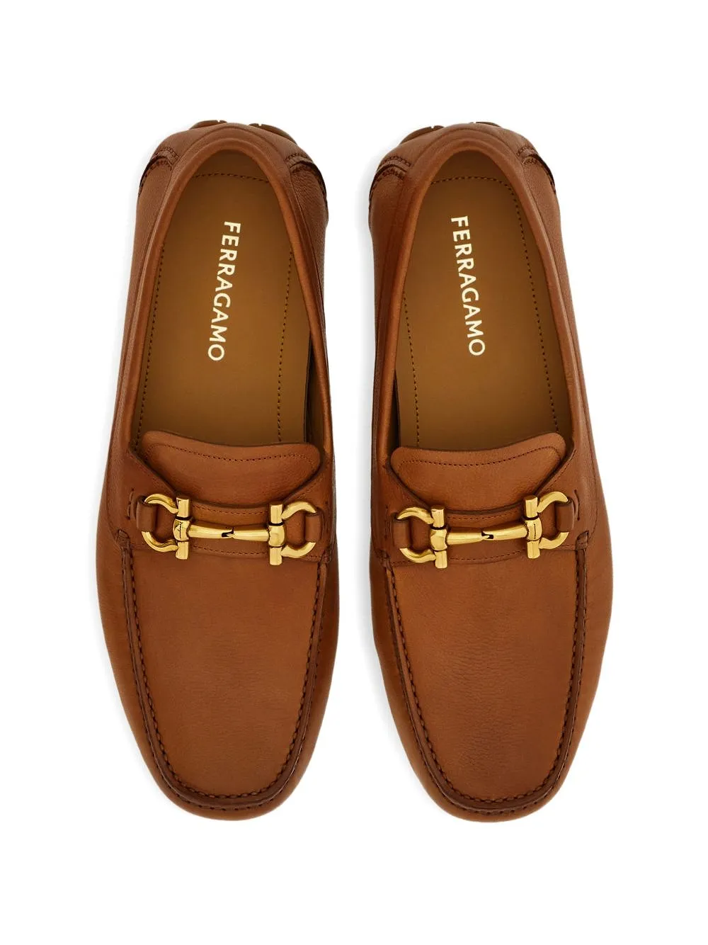 Ferragamo Leather Driver Shoes
