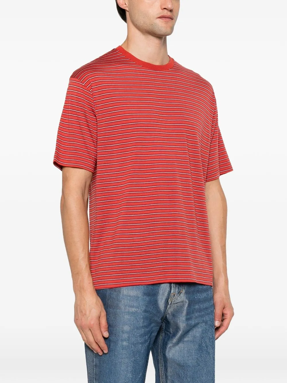 Auralee Wool Striped T Shirt