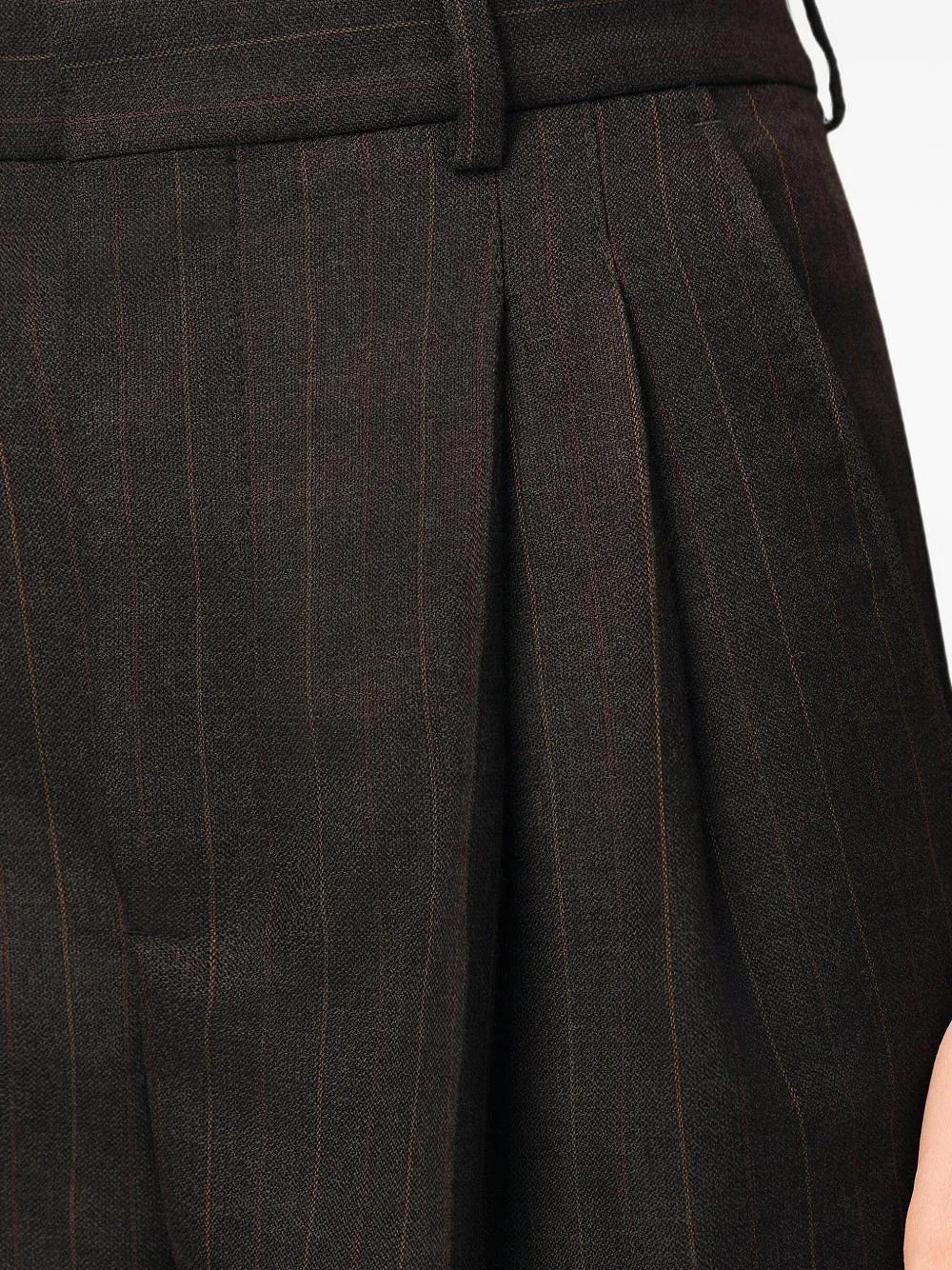 Ami Paris Wool High Waisted Trousers