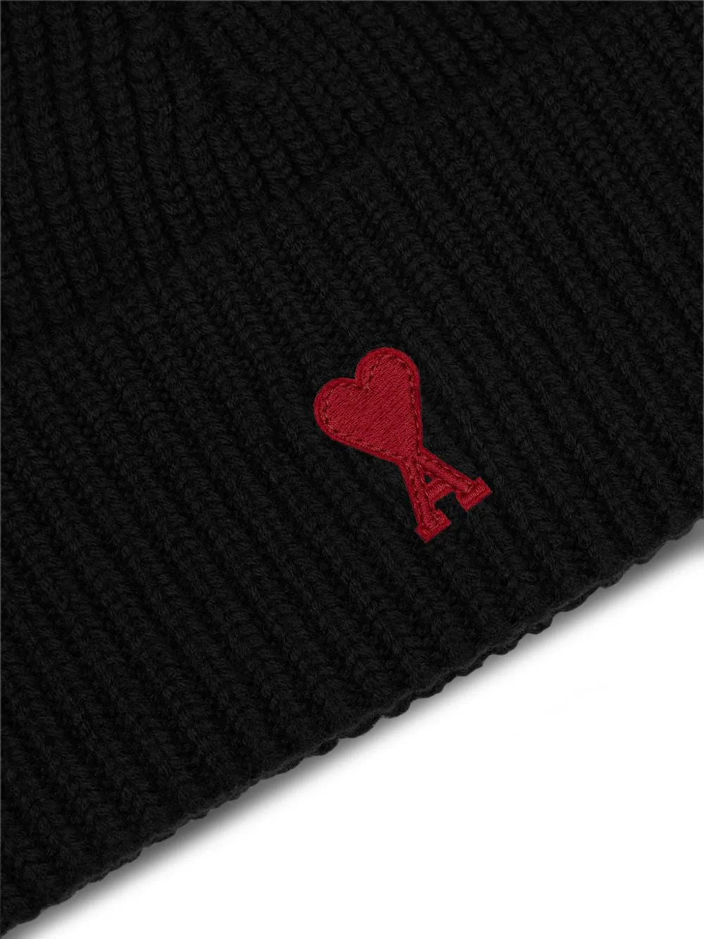 Ami Paris Ami De Coeur Wool Beanie