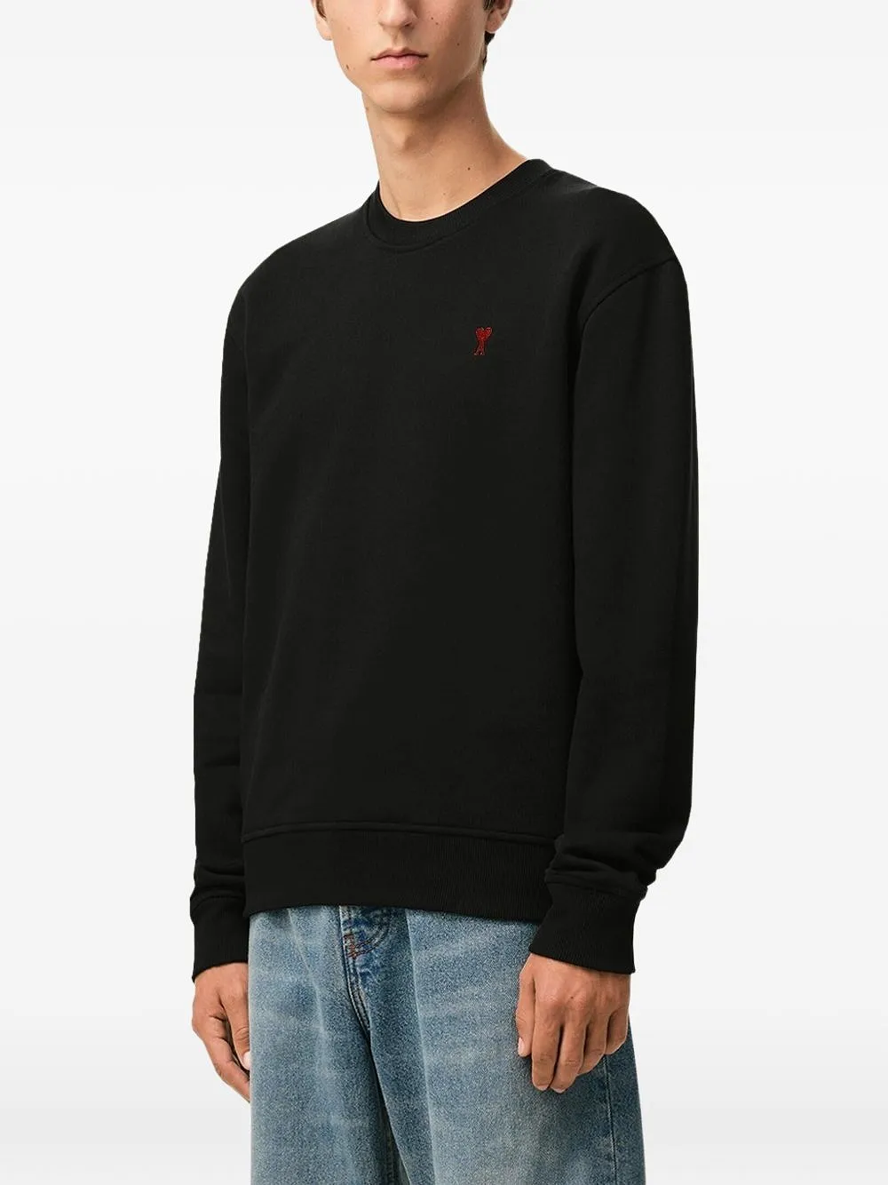 Ami Paris Ami De Coeur Cotton Sweatshirt