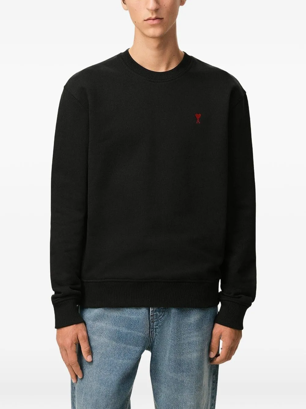 Ami Paris Ami De Coeur Cotton Sweatshirt