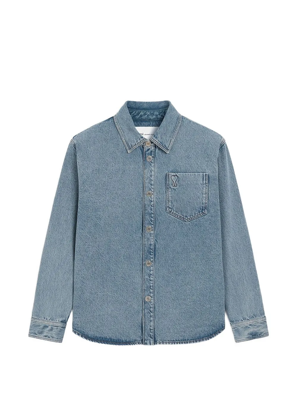 Ami Paris Ami De Coeur Denim Shirt