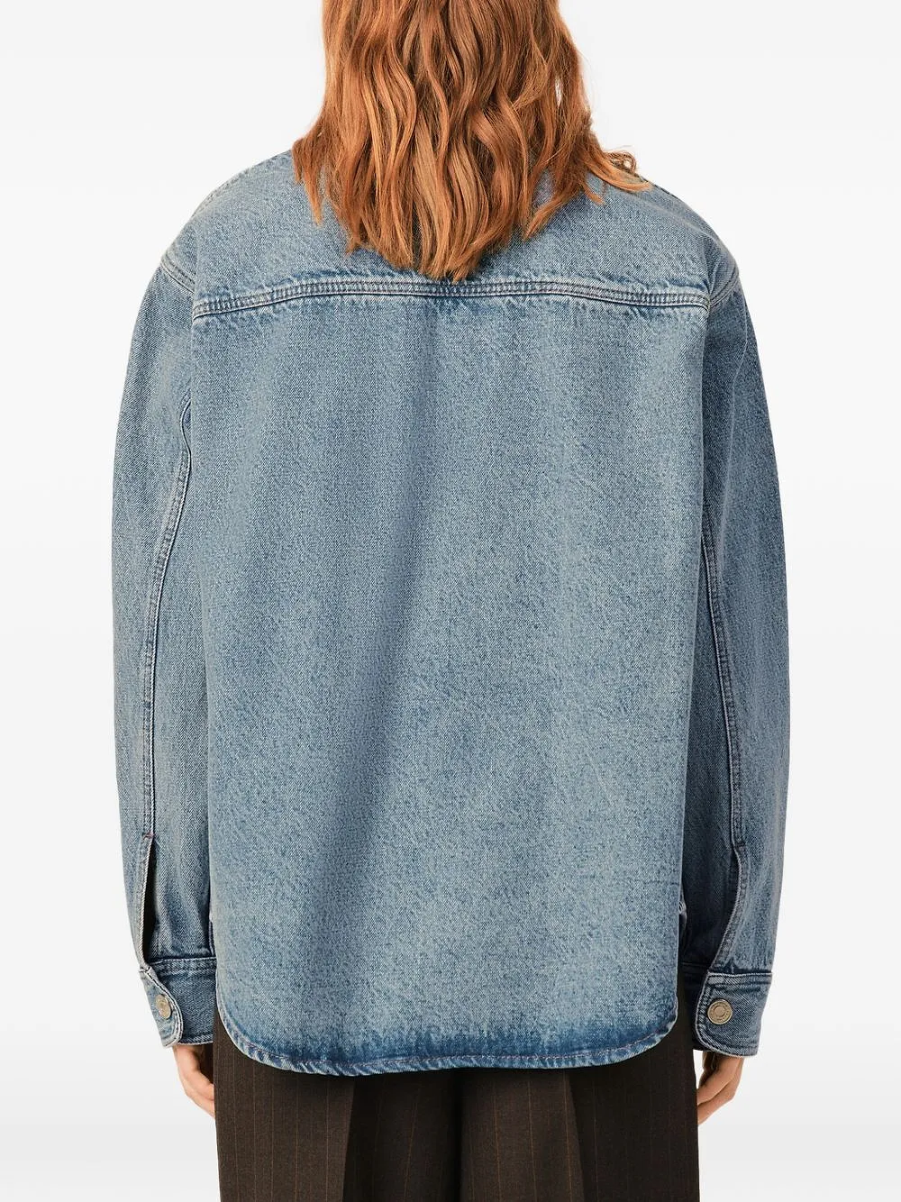 Ami Paris Ami De Coeur Denim Shirt
