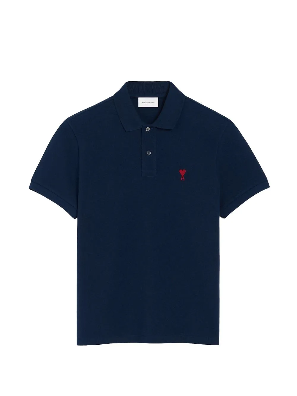Ami Paris Ami De Coeur Cotton Polo Shirt