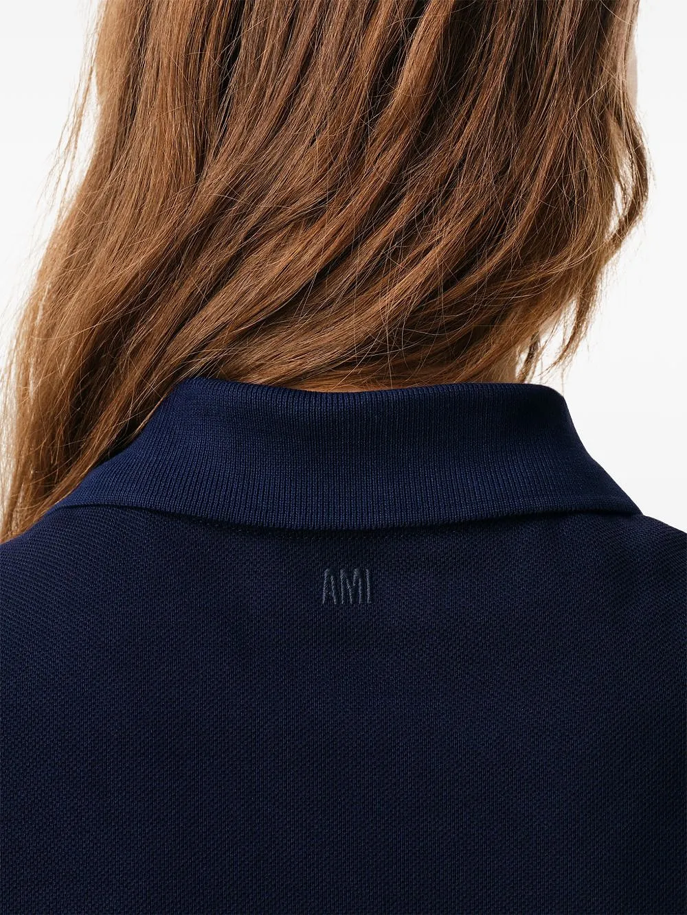 Ami Paris Ami De Coeur Cotton Polo Shirt