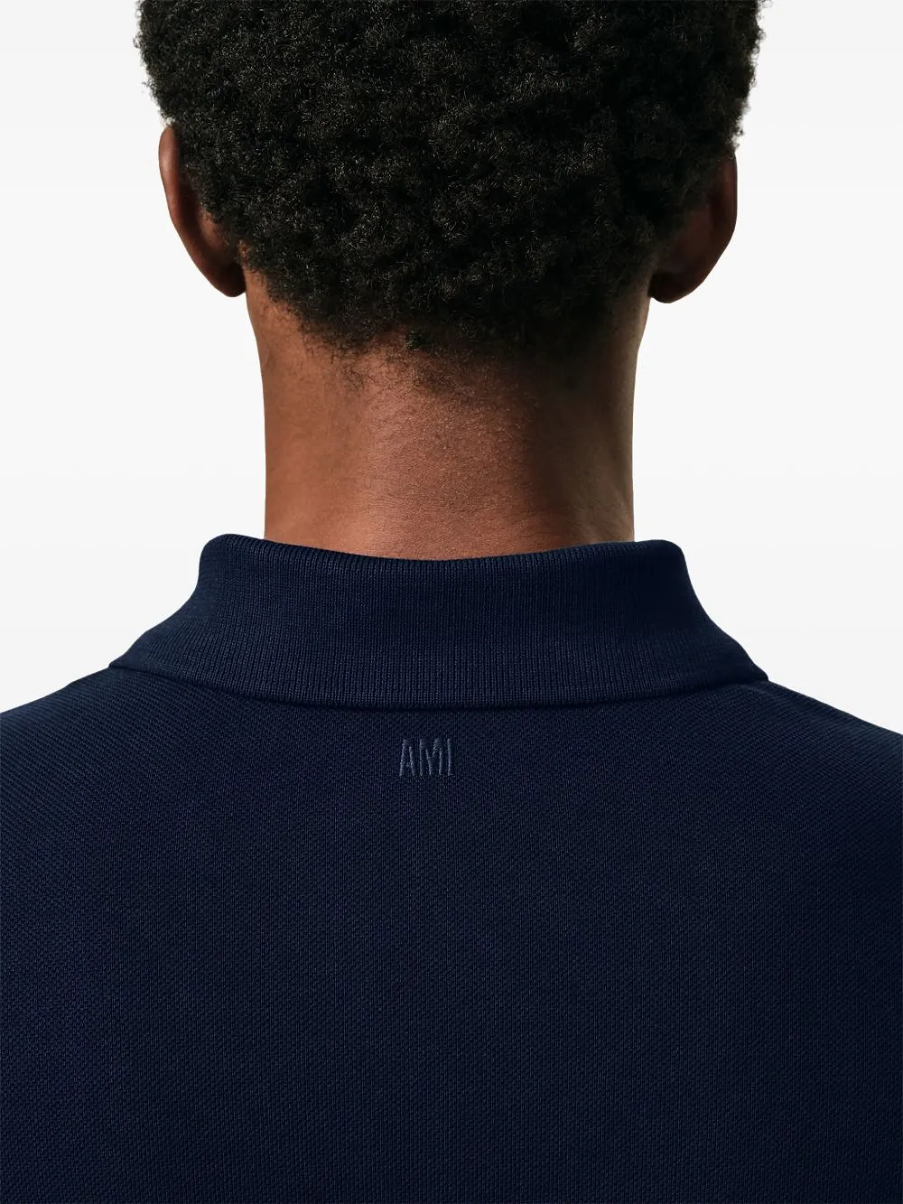 Ami Paris Ami De Coeur Cotton Polo Shirt